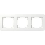 GIRA 0213150 Abdeckrahmen 3f Gira E1 Reinweiß 