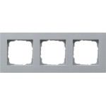GIRA 0213255 Abdeckrahmen 3f flach Gira E2 F Alu 