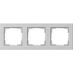 GIRA 021337 Abdeckrahmen 3f Gira E2 Grau m 