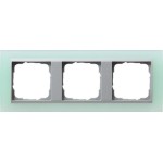 GIRA 021351 Abdeckrahmen 3f Zwischenr. F Alu Gira Event Opak Mint 