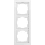 Gira 0213705 Abdeckrahmen 3f flach F200 Reinweiß 