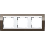 GIRA 0213763 Abdeckrahmen 3f Zwischenr. RW Gira Event Klar Braun 