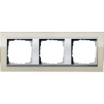 GIRA 0213776 Abdeckrahmen 3f Zwischenr. F Alu Gira Event Klar Sand 