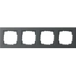 GIRA 021423 Abdeckrahmen 4f Gira E2 Anthrazit 