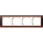 GIRA 0214331 Abdeckrahmen 4f Zwischenr. RW Gira Event Opak Dklbraun 