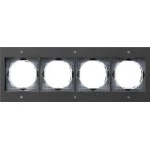GIRA 021467 Abdeckrahmen 4f Gira TX_44 (WG UP) Anthrazit 