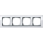 GIRA 0214726 Abdeckrahmen 4f Zwischenr. F Alu Gira Event Klar Weiß 