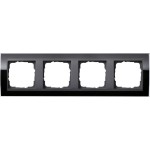 GIRA 0214738 Abdeckrahmen 4f Zwischenr. AN Gira Event Klar Schwarz 