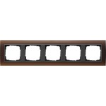 GIRA 021513 Abdeckrahmen 5f Zwischenr. AN Gira Event Opak Dklbraun 