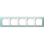 GIRA 0215395 Abdeckrahmen 5f Zwischenr. RW Gira Event Opak Mint 