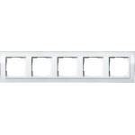 GIRA 0215723 Abdeckrahmen 5f Zwischenr. RW Gira Event Klar Weiß 