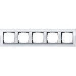 GIRA 0215726 Abdeckrahmen 5f Zwischenr. F Alu Gira Event Klar Weiß 