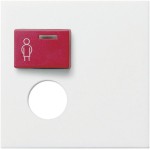 GIRA 022727 Abd. Ackermann 73073 E / E3 / 73075 A System 55 Reinweiß m 