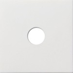 Gira 0242112 Abdeckung für Bus-Anschlusseinheit Flächenschalter Reinweiß glänzend Abdeckungen für Ackermann clino opt 99 