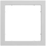 Gira 028976 Adapterrahmen mit quadratischem Ausschnitt 55x55 mm in Grau matt lackiert (Zubehör) 