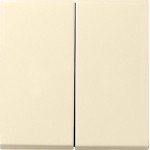 Gira 029501 Wippe 2-fach Cremeweiß glänzend 