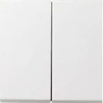 Gira 0295112 Wippe 2-fach Reinweiß glänzend 