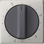 GIRA 0640600 Abd. Knebel Zeitsch. 15 min System 55 Edelstahl 