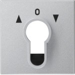 GIRA 066426 Abd. Schlüsselschalter/-taster System 55 F Alu 