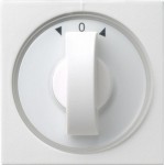 GIRA 066627 Abd. Knebel Zeitsch. + Jalousie System 55 Reinweiß m 