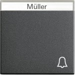 Gira 067328 Wippe mit Symbol und Beschriftungsfeld Klingel Anthrazit 