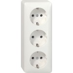 **Gira 078913 Schuko-Dreifachsteckdose 16A 250V Reinweiß 