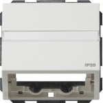 GIRA 087066 Datenhaube Tragring + BSF Gira TX_44 Reinweiß 