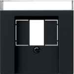 GIRA 0876005 Abd. BSF TAE USB System 55 Schwarz m 