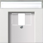 GIRA 0876112 Abd. BSF TAE USB Flächenschalter Reinweiß 