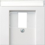 GIRA 087627 Abd. BSF TAE USB System 55 Reinweiß m 