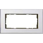 Gira 100210 Rahmen Esprit Chrom 2-fach ohne Mittelsteg 