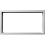 GIRA 1002112 Abdeckrahmen 2f o.M. Flächenschalter Reinweiß 