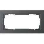 GIRA 100223 Abdeckrahmen 2f o.M. Gira E2 Anthrazit 