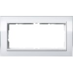 GIRA 1002723 Abdeckrahmen 2f o.M. Zwischenr. RW Gira Event Klar Weiß 