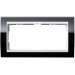 GIRA 1002733 Abdeckrahmen 2f o.M. Zwischenr. RW Gira Event Klar Schwarz 