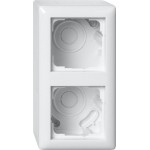 GIRA 106203 AP-Gehäuse 2f + Rahmen Gira Standard 55 Reinweiß 