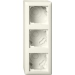 GIRA 106301 AP-Gehäuse 3f + Rahmen Gira Standard 55 Cremeweiß 