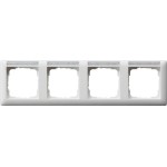 GIRA 109427 Abdeckrahmen 4f waager. BSF Gira Standard 55 Reinweiß m 