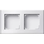 GIRA 136227 Profil 2f senkr. + waager. Profil 55 Alum.Reinweiß(lack.) 