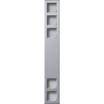 GIRA 136526 Profil 5f 600 mm senkr. + waager. Profil 55 Aluminium 