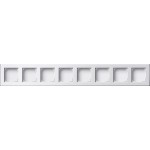 GIRA 136627 Profil 8f senkr. + waager. Profil 55 Alum.Reinweiß(lack.) 