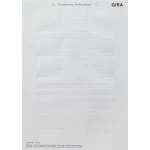 GIRA 145500 Beschriftungsbögen 51,2 x 7 mm Zubehör 
