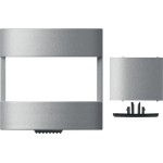Gira 147126 Abdeckung mit Aufsteckblende passend für Bewegungsmelderaufsatz 1,10 m Komfort in Aluminiumfarbe, Serie 