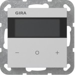 Gira 2004015 Raumklimasensor Standard für KNX mit integriertem Busankoppler und segmentbasiertem Display 