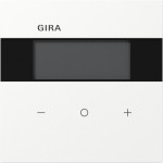 Gira 200472 Raumklimasensor Standard für KNX mit integriertem Busankoppler, segmentbasiertem Display 