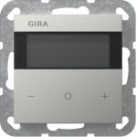 Gira 2005600 Raumklimasensor Komfort mit integriertem Busankoppler, segmentbasiertem Display und Temperatur- sowie 