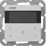 Gira 2006015 Raumklimasensor HLK Standard für KNX mit integriertem Busankoppler, segmentbasiertem Display 