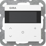 Gira 200703 Raumklimasensor mit Temperatur- und Feuchtefühler, integrierter Tasterschnittstelle 