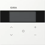 Gira 200772 Raumklimasensor mit Temperatur- und Feuchtefühler, Taupunktermittlung, Fancoil-Steuerung 