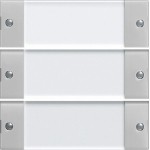 GIRA 2133015 Wippenset 3f BSF System 55 Klar/Grau m 